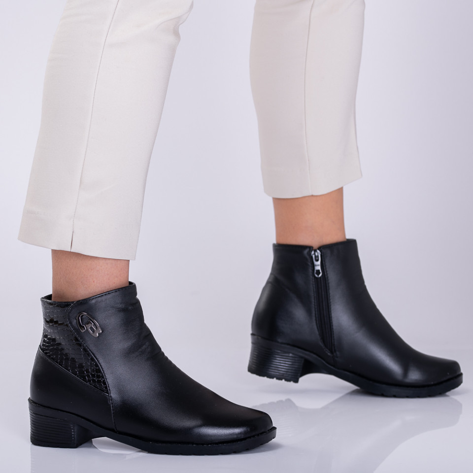Ghete dama imblanite Briela 2 Negre - Need 4 Shoes