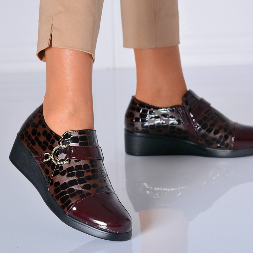 Pantofi cu platforma Noema Bordo- Need 4 Shoes