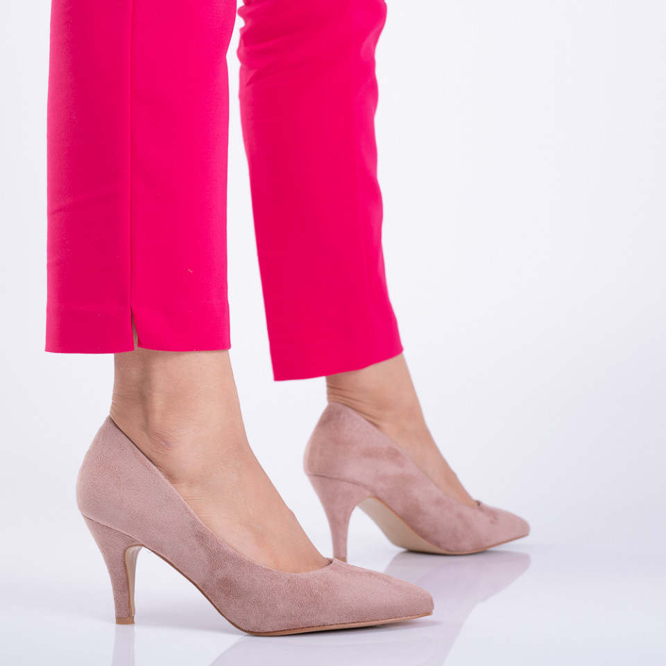 Pantofi Cu Toc Dama Liam Roz- Need 4 Shoes