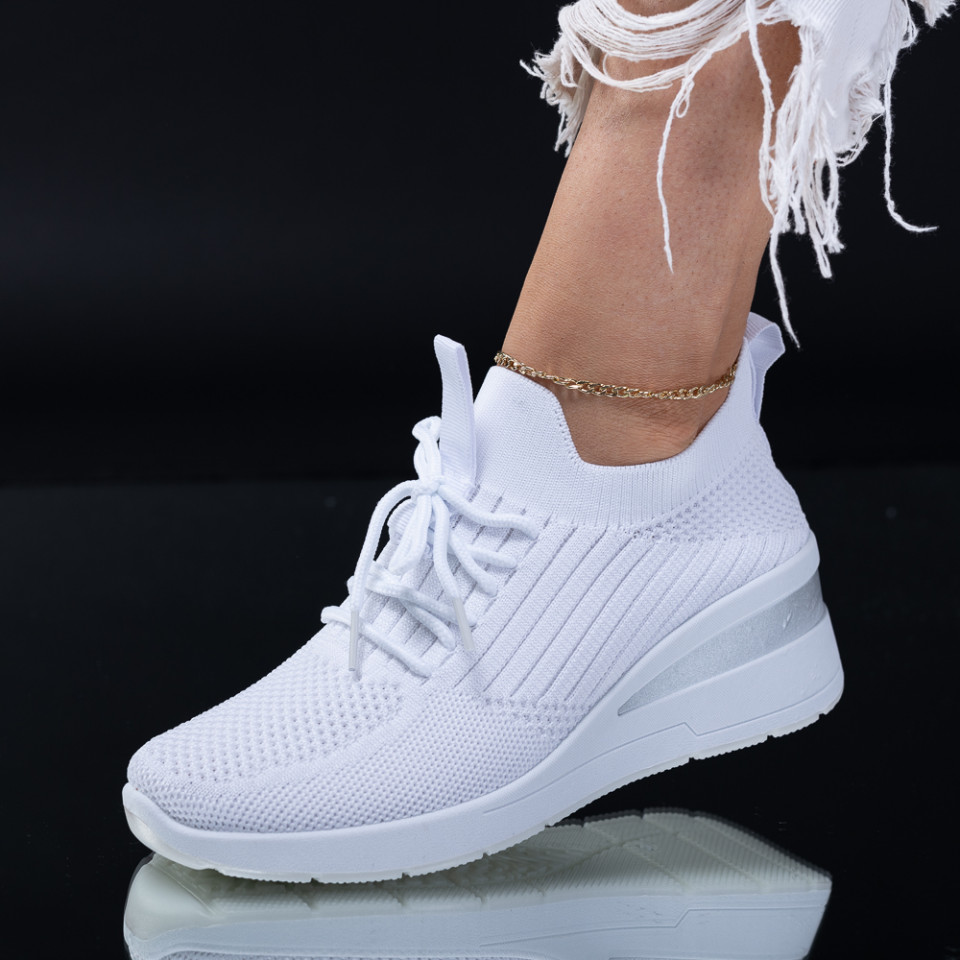 Adidasi Dama Abana Albi-Need 4 Shoes