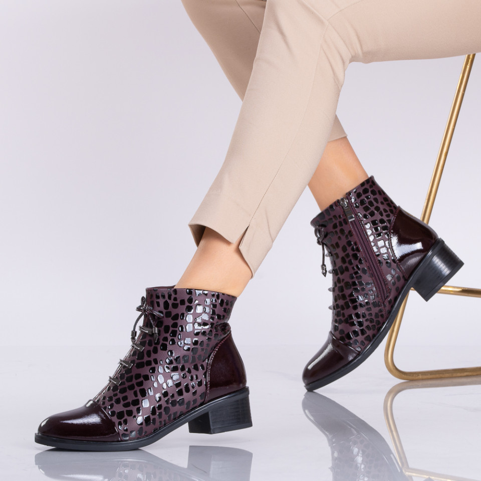 Botine Orica Bordo - Need 4 Shoes