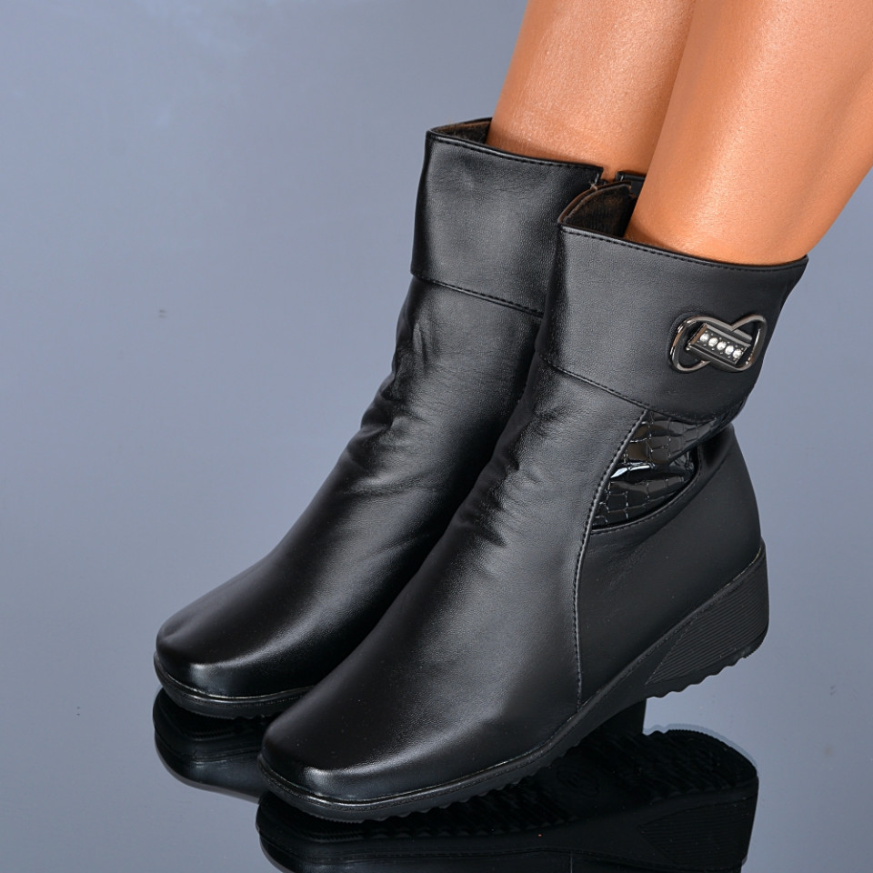 Ghete Dama Imblanite Madalina 5 Negre- Need 4 Shoes