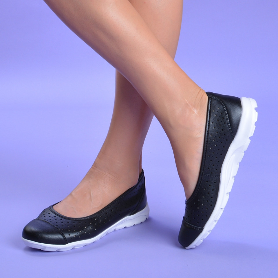 Pantofi Dama Piele Naturala Jasper Negri - Need 4 Shoes