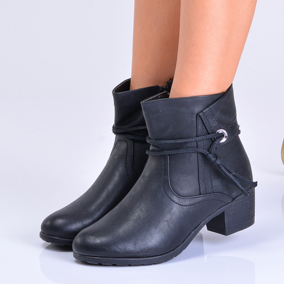 Ghete Dama Imblanite Imola Negre - Need 4 Shoes