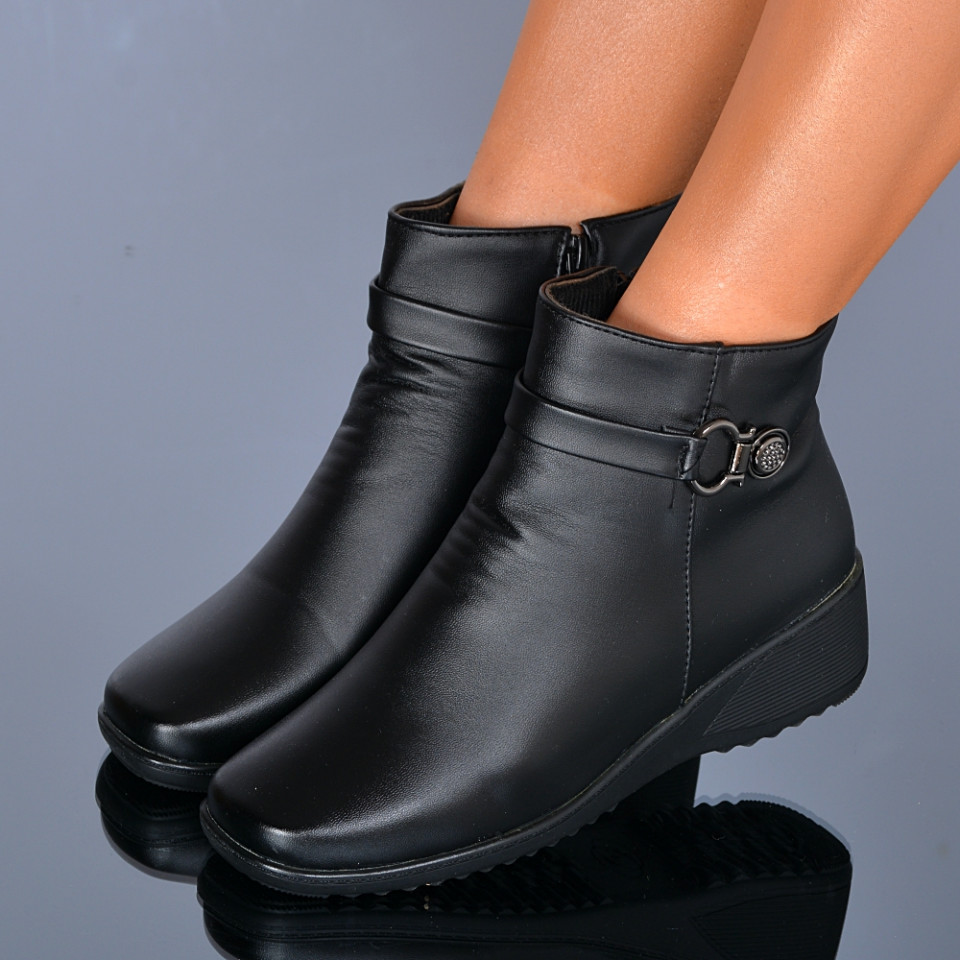 Ghete Dama imblanite Anca 13 Negre - Need 4 Shoes