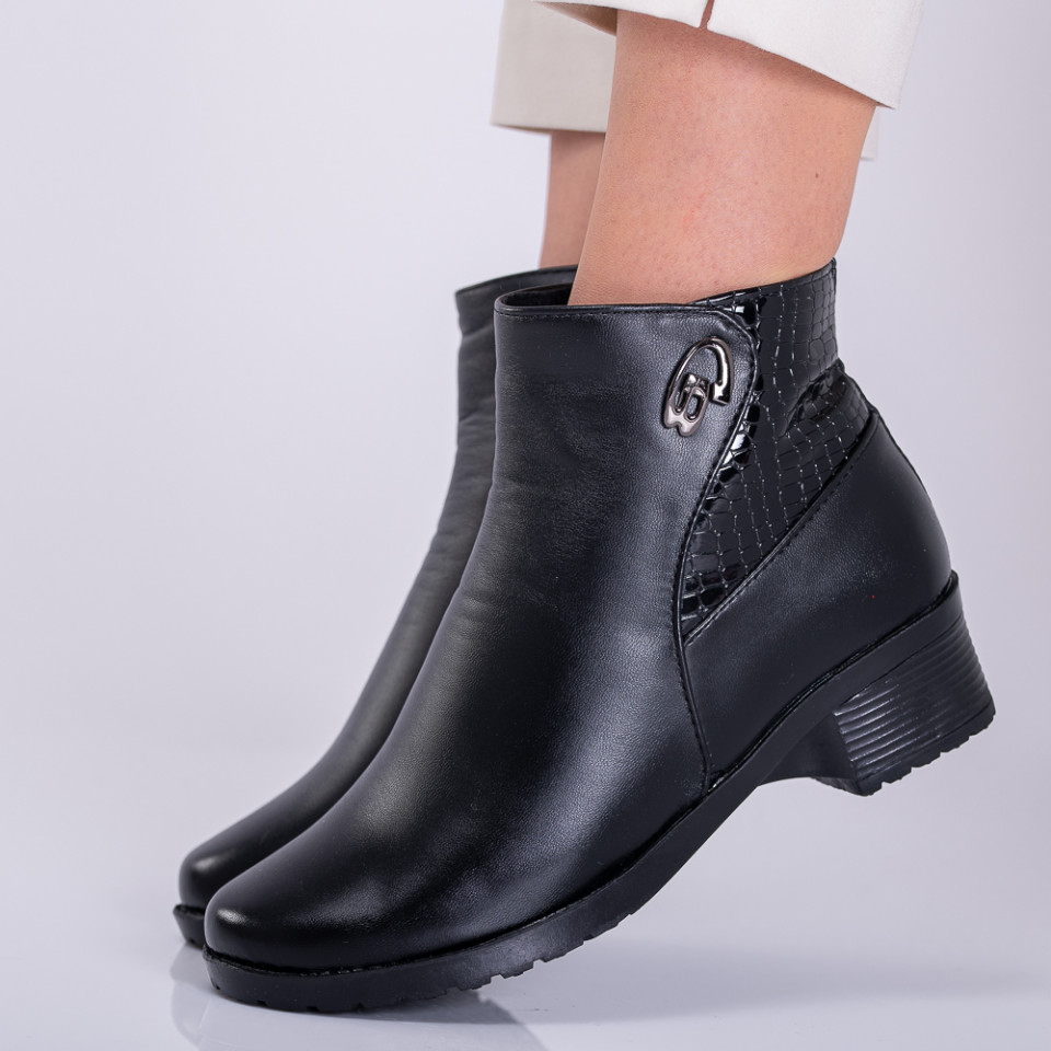 Ghete dama imblanite Briela 2 Negre - Need 4 Shoes