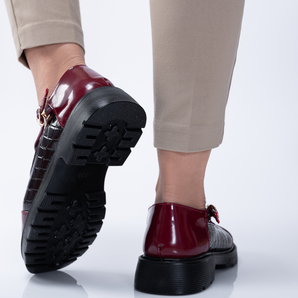 Pantofi Casual Dama Jill Bordo- Need 4 Shoes