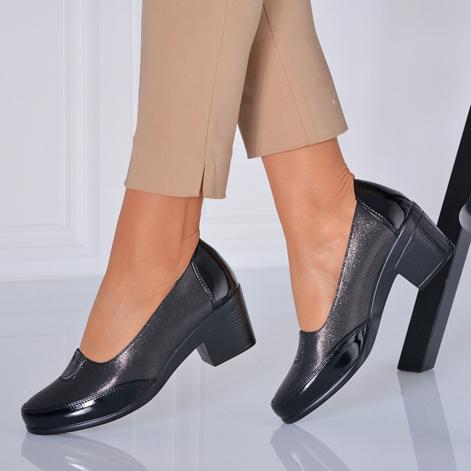 Pantofi Cu Toc Dama Elisabeth 2 Negri- Need 4 Shoes