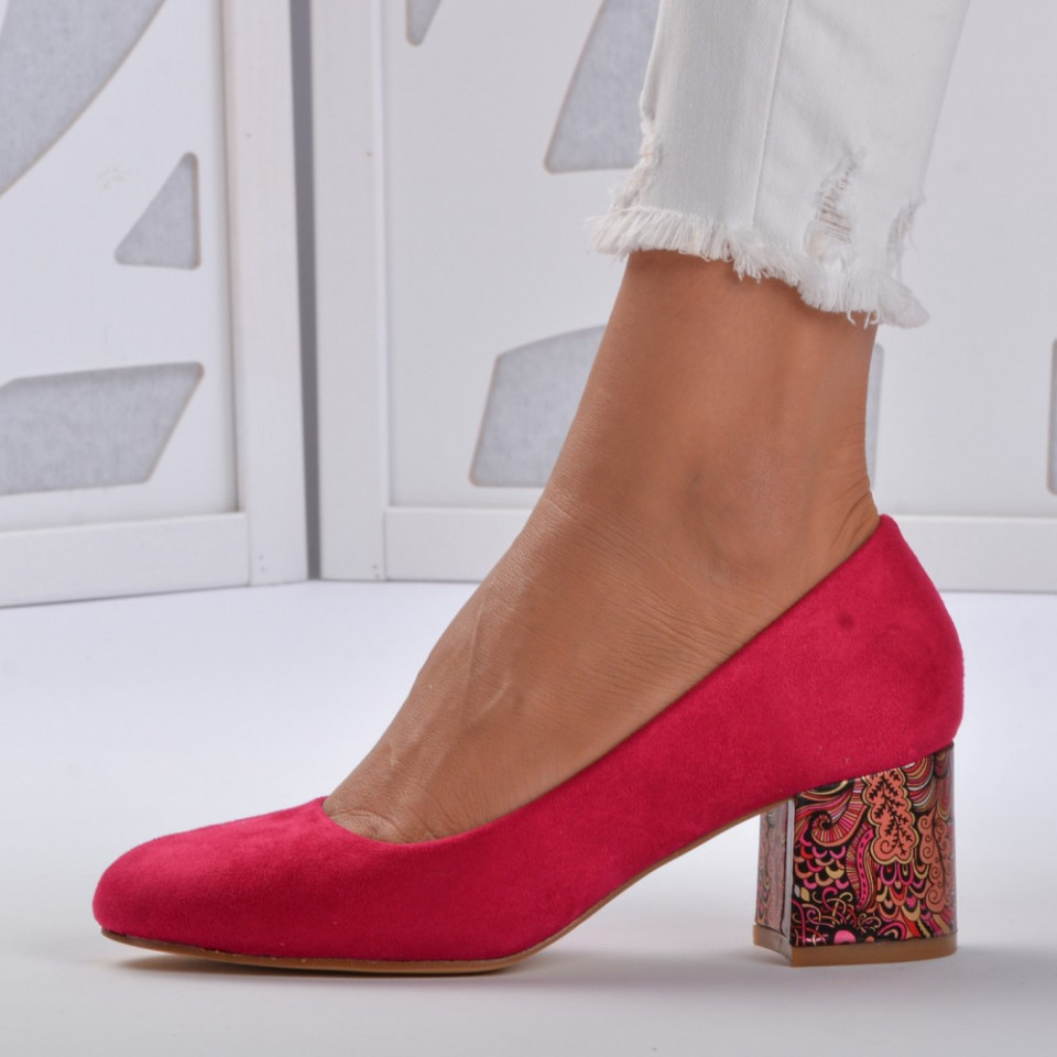 Pantofi Cu Toc Dama Pippa Fucsia - Need 4 Shoes