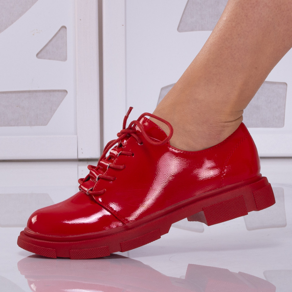 Pantofi Dama Casual Artemis Rosii- Need 4 Shoes
