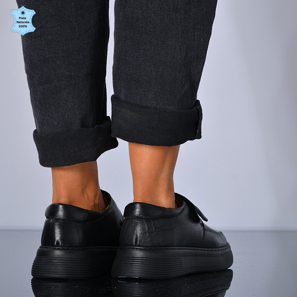 Pantofi Dama Piele Naturala Suzana 2 Negri - Need 4 Shoes
