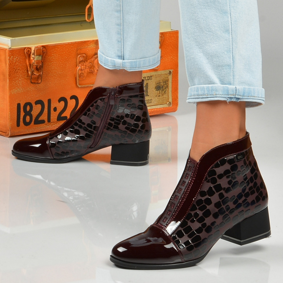 Botine Hermina 3 Wine - Need 4 Shoes