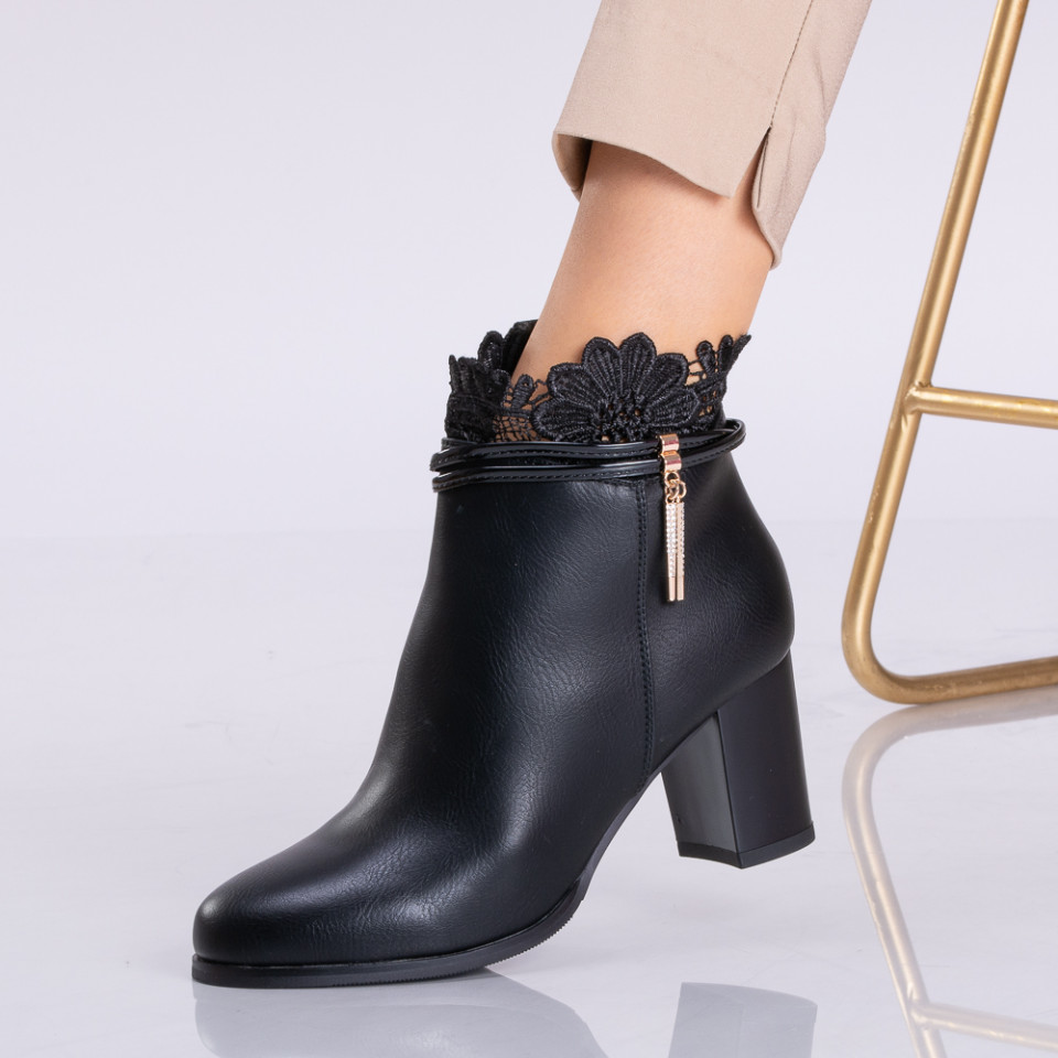 Botine Sandy Negre-Need 4 Shoes