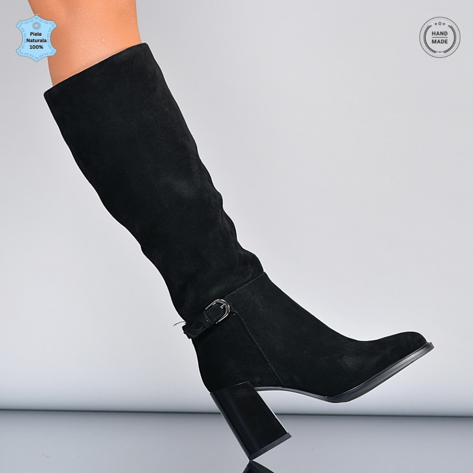 Cizme Dama Piele Naturala Genoveva 2 Negre-Need 4 Shoes