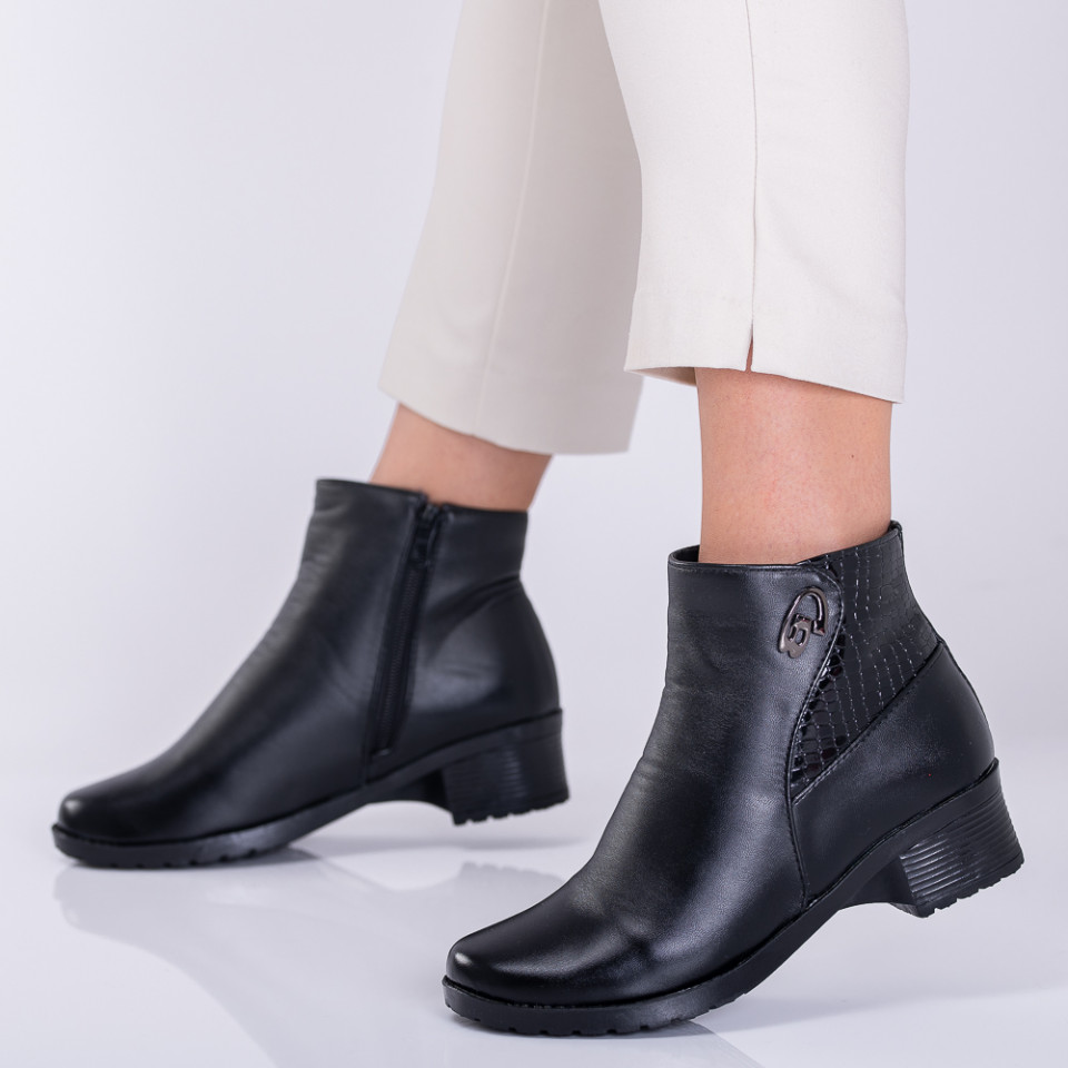 Ghete dama imblanite Briela 2 Negre - Need 4 Shoes