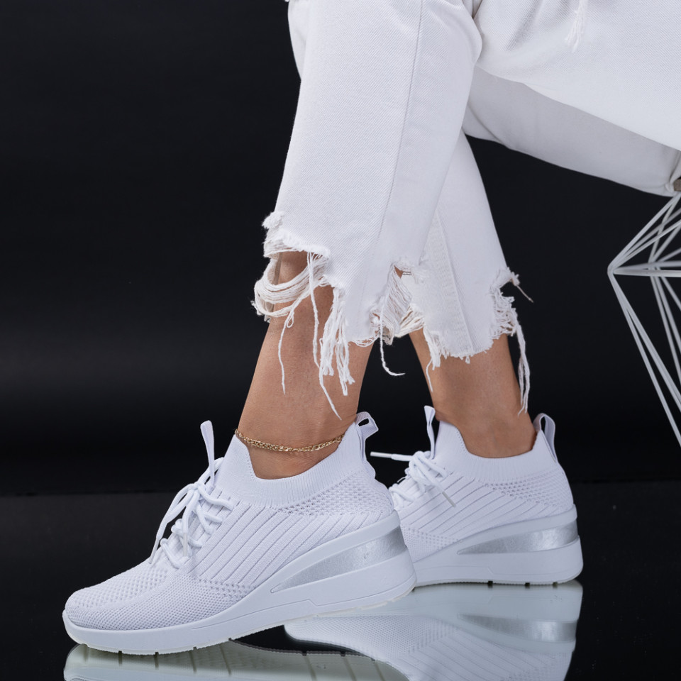 Adidasi Dama Abana Albi-Need 4 Shoes