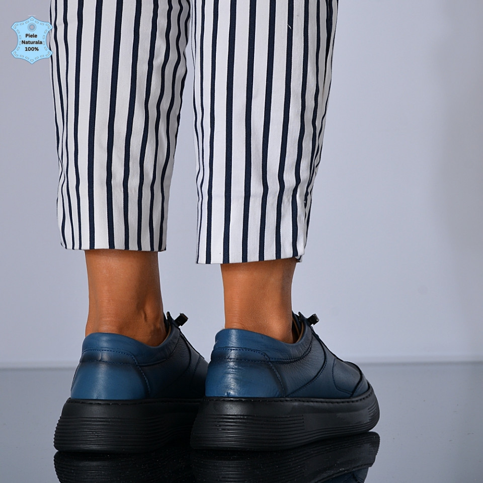 Adidasi Dama Piele Naturala Anzia Navy- Need 4 Shoes