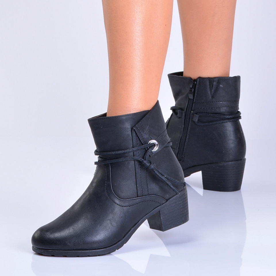 Ghete Dama Imblanite Imola Negre - Need 4 Shoes