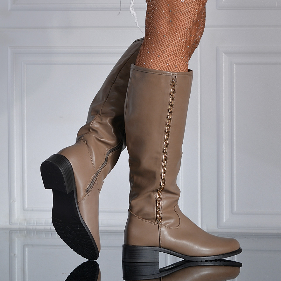 Cizme Dama Imblanite Celeste Kaki- Need 4 Shoes