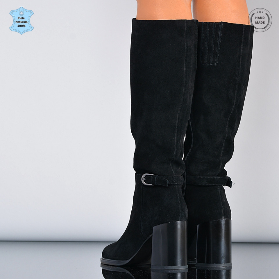 Cizme Dama Piele Naturala Genoveva 2 Negre-Need 4 Shoes