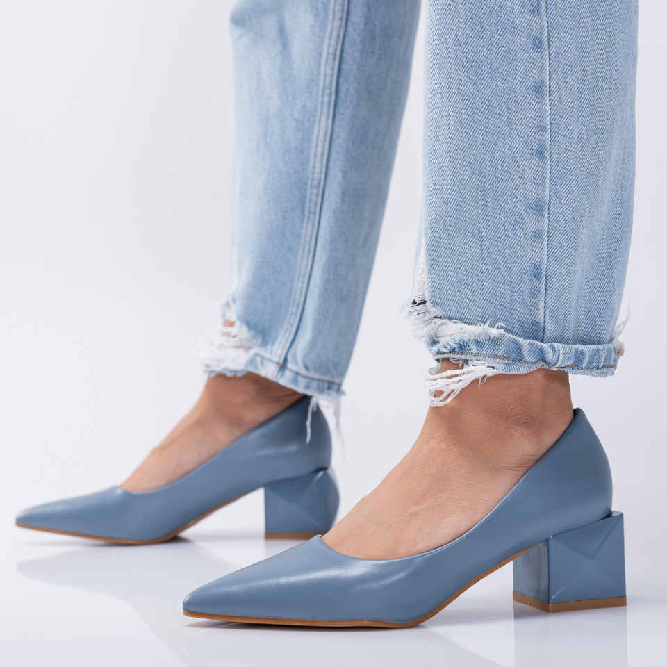 Pantofi Cu Toc Dama Hart Albastri- Need 4 Shoes