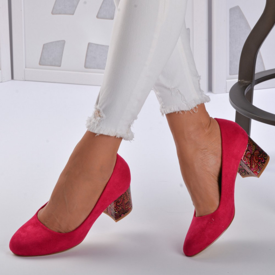 Pantofi Cu Toc Dama Pippa Fucsia - Need 4 Shoes