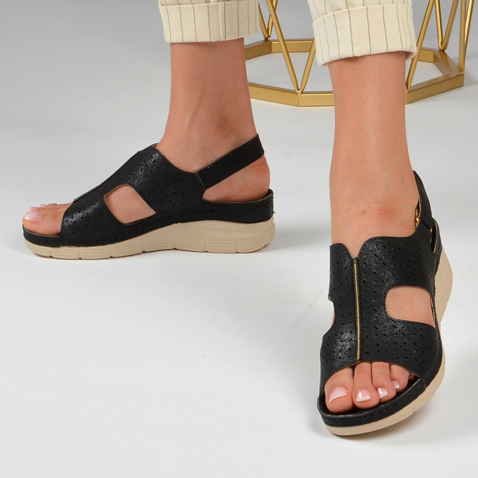 Sandale dama Beti Negre - Need 4 Shoes