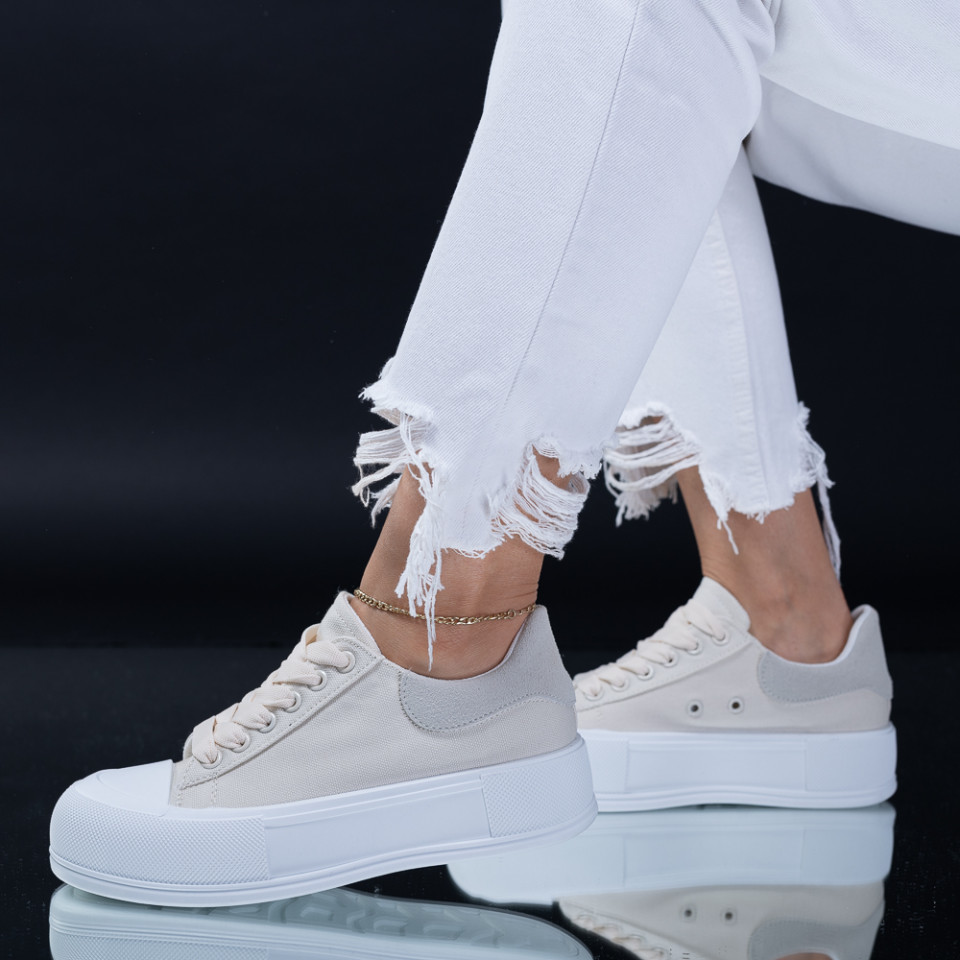 Tenisi Dama Marco Bej-Need 4 Shoes