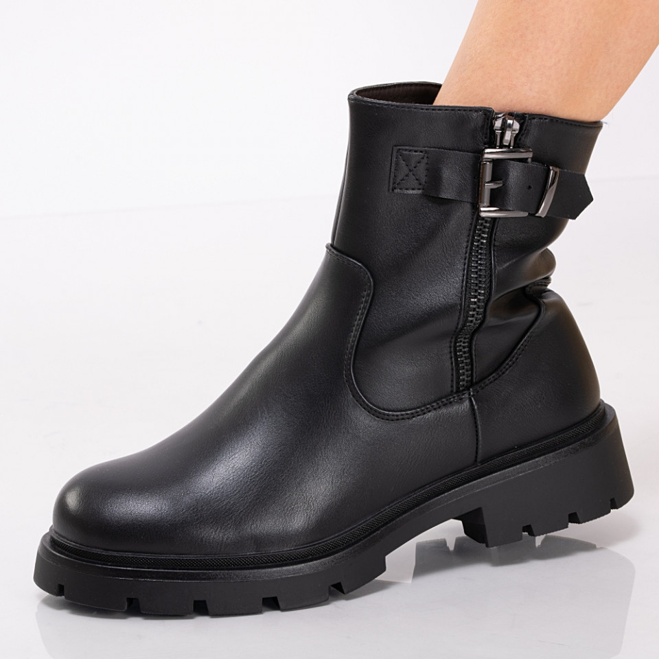 Ghete Dama Imblanite Deniz Negre - Need 4 Shoes