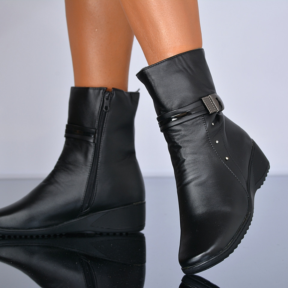 Ghete Dama Imblanite Madalina 6 Negre- Need 4 Shoes