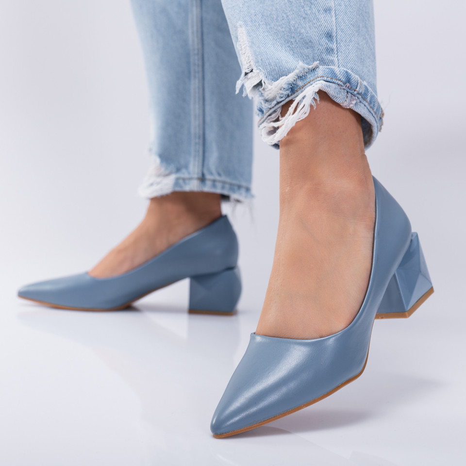 Pantofi Cu Toc Dama Hart Albastri- Need 4 Shoes