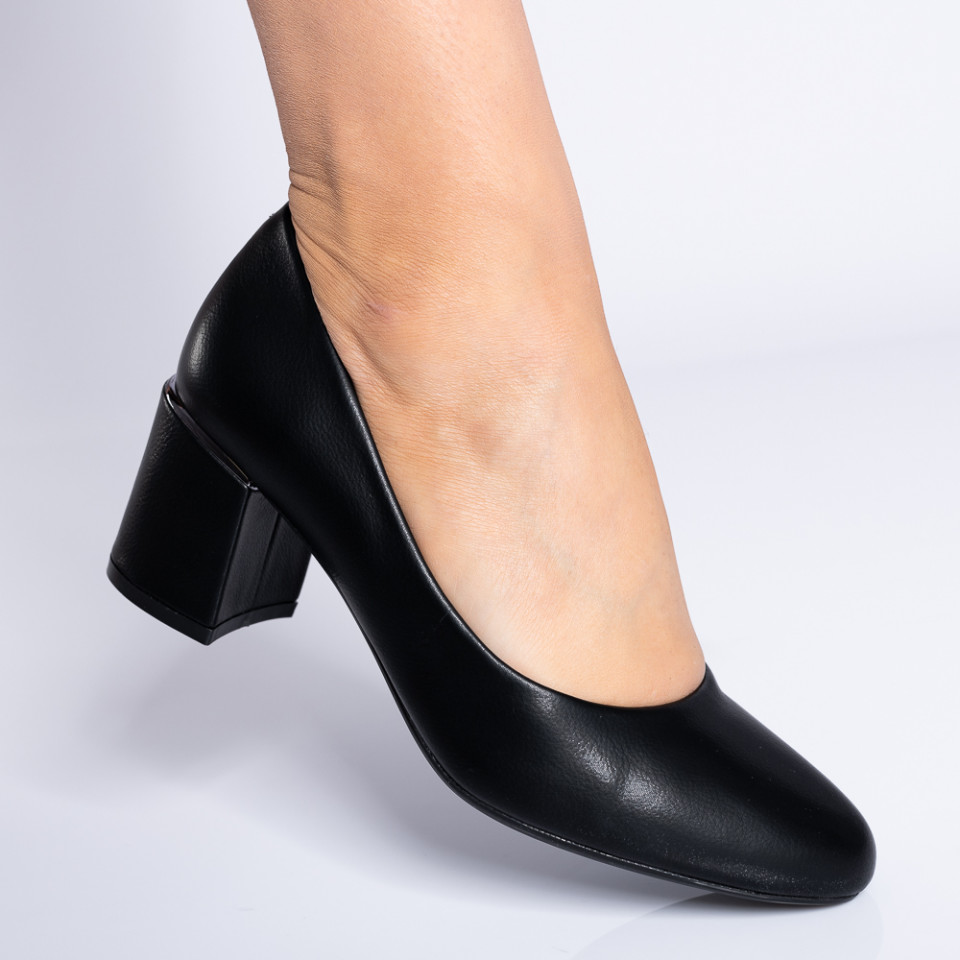Pantofi Cu Toc Dama Jenifer Negri- Need 4 Shoes