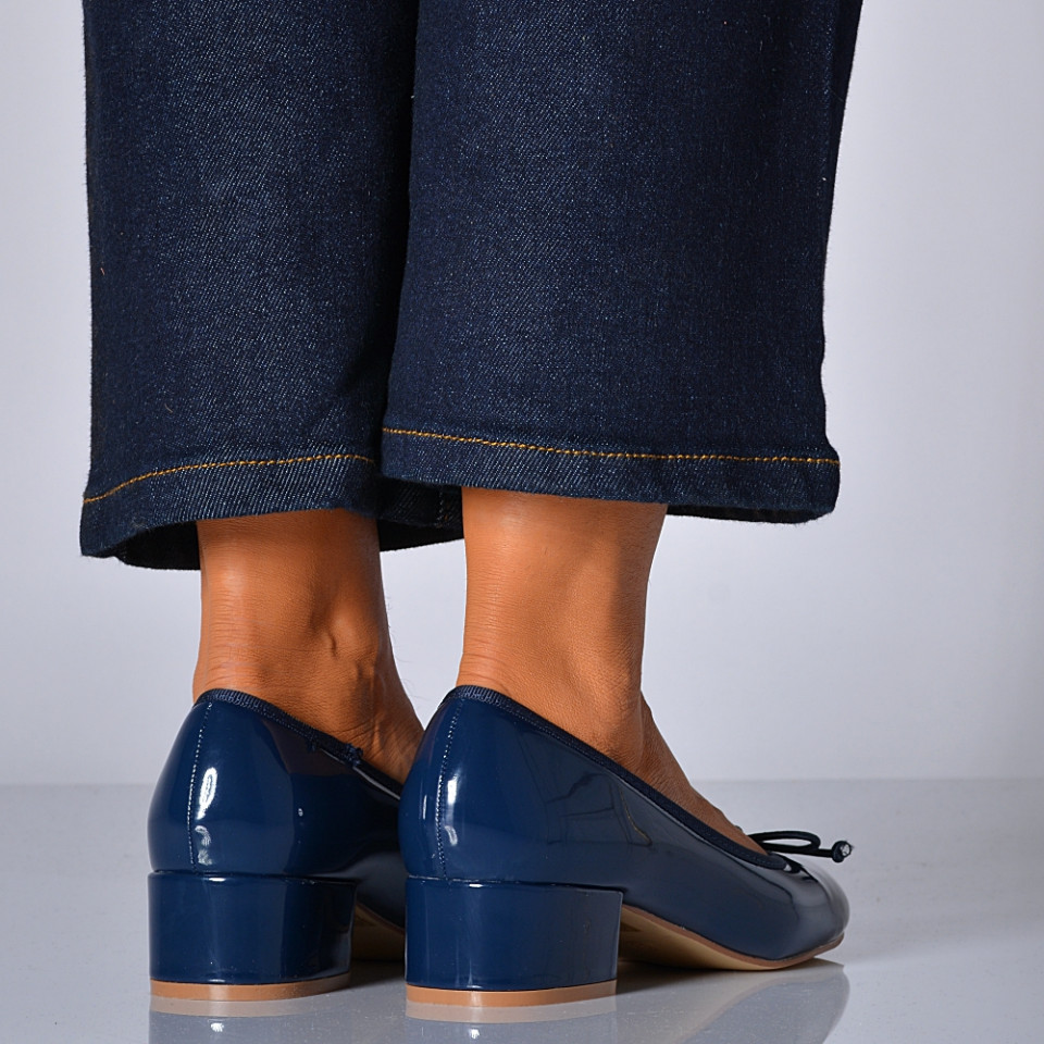 Pantofi Cu Toc Dama Odelina Navy- Need 4 Shoes