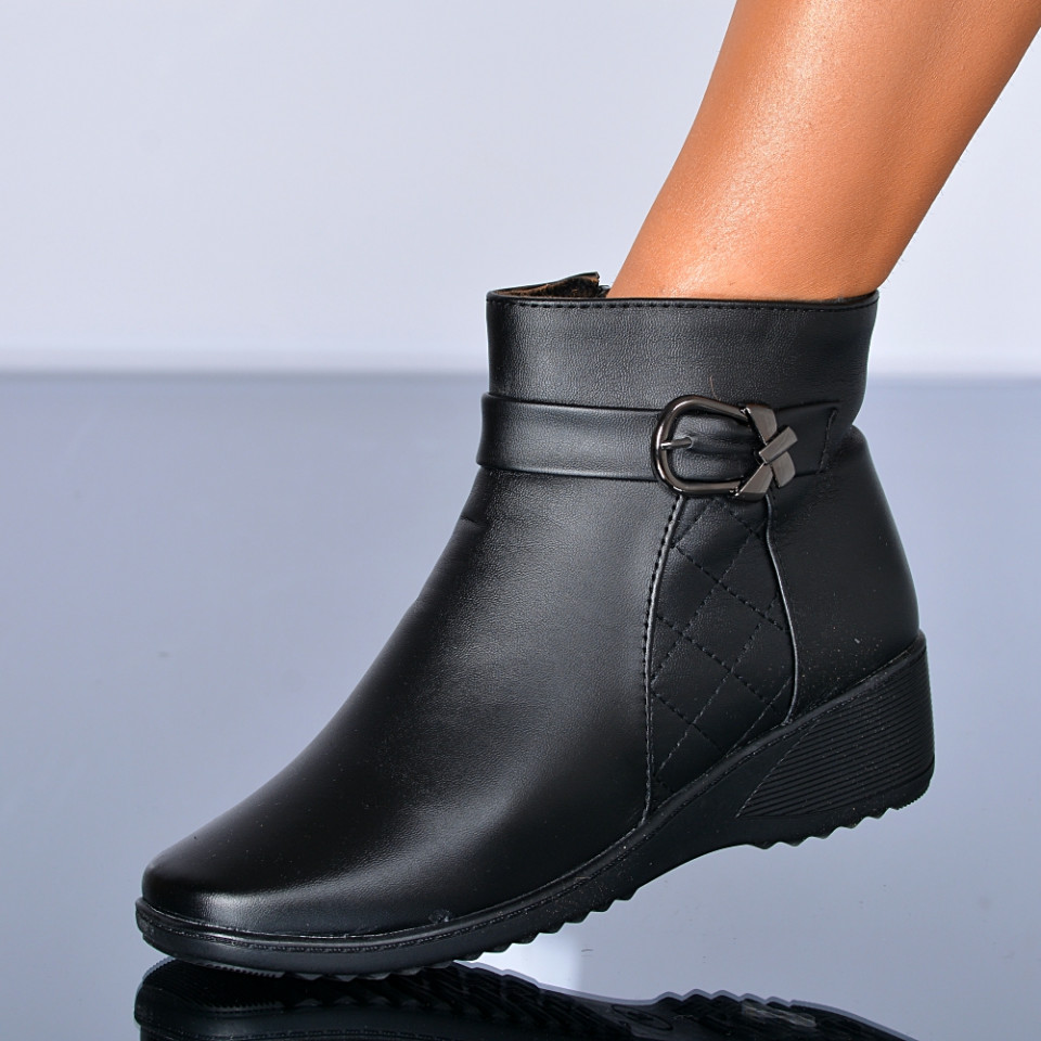 Ghete Dama imblanite Anca 12 Negre - Need 4 Shoes
