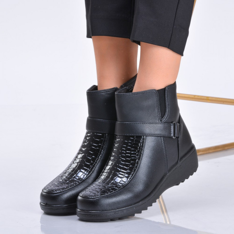 Ghete Dama Imblanite Hilda 2 Negre - Need 4 Shoes