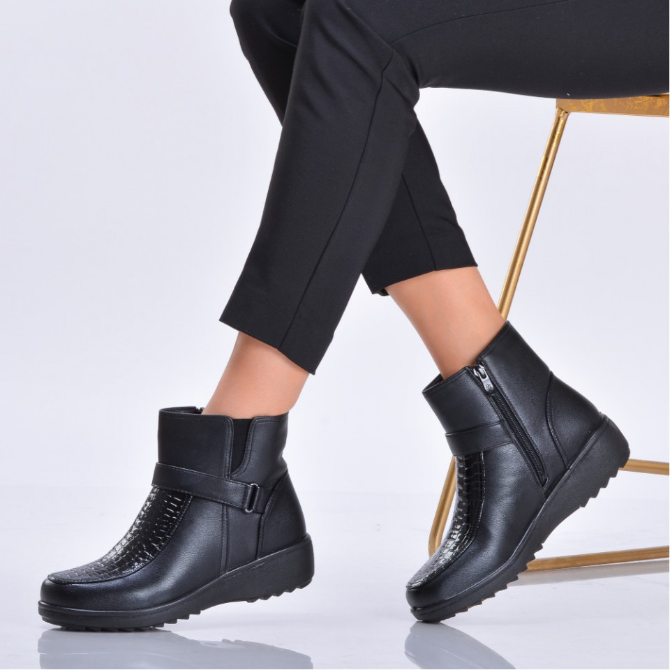 Ghete Dama Imblanite Hilda 2 Negre - Need 4 Shoes