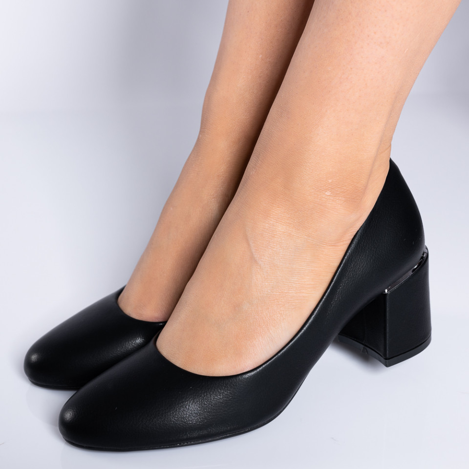 Pantofi Cu Toc Dama Jenifer Negri- Need 4 Shoes