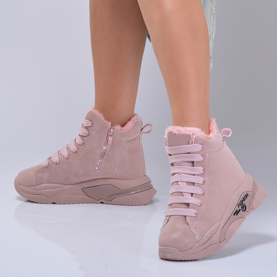 Cizme Dama Imblanite Zian Roz - Need 4 Shoes