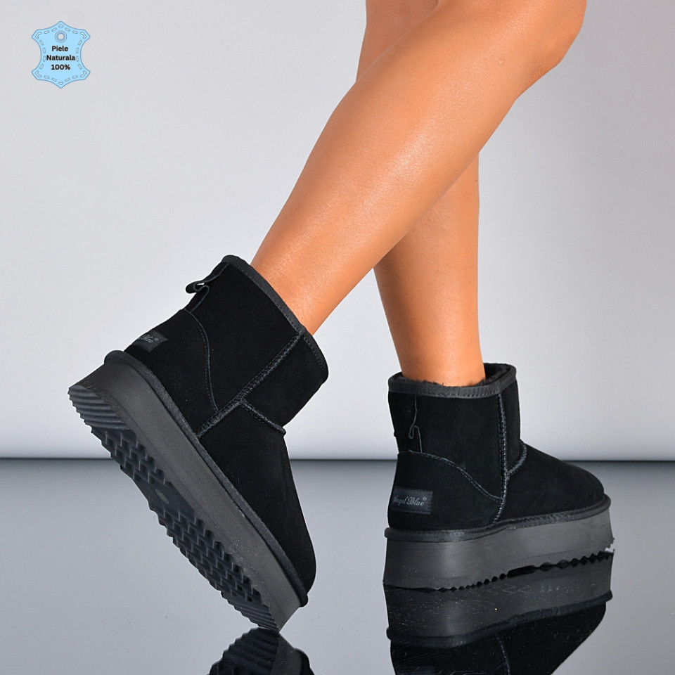 Cizme Dama Piele Naturala Minni Negre-Need 4 Shoes