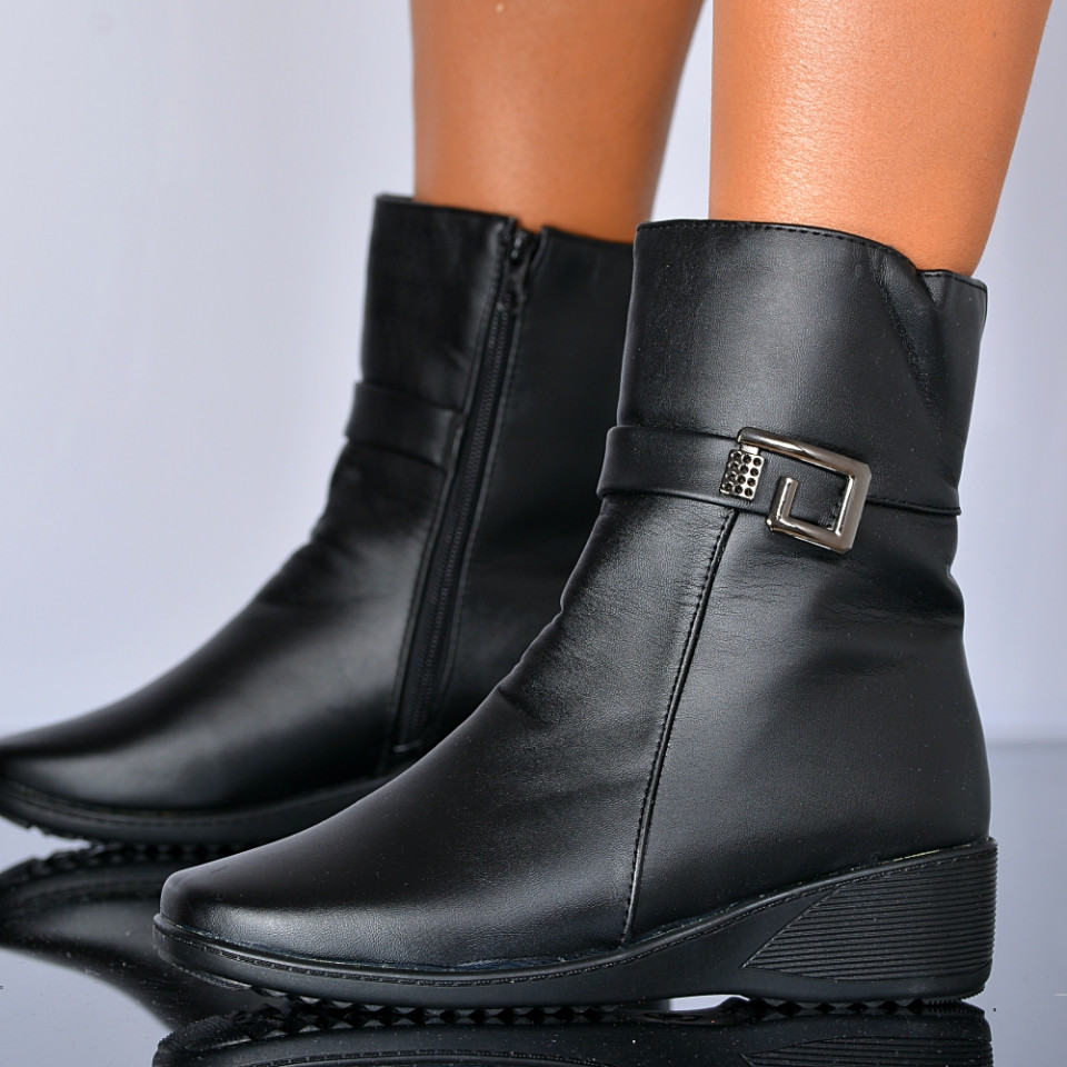 Ghete Dama Imblanite Madalina 9 Negre- Need 4 Shoes