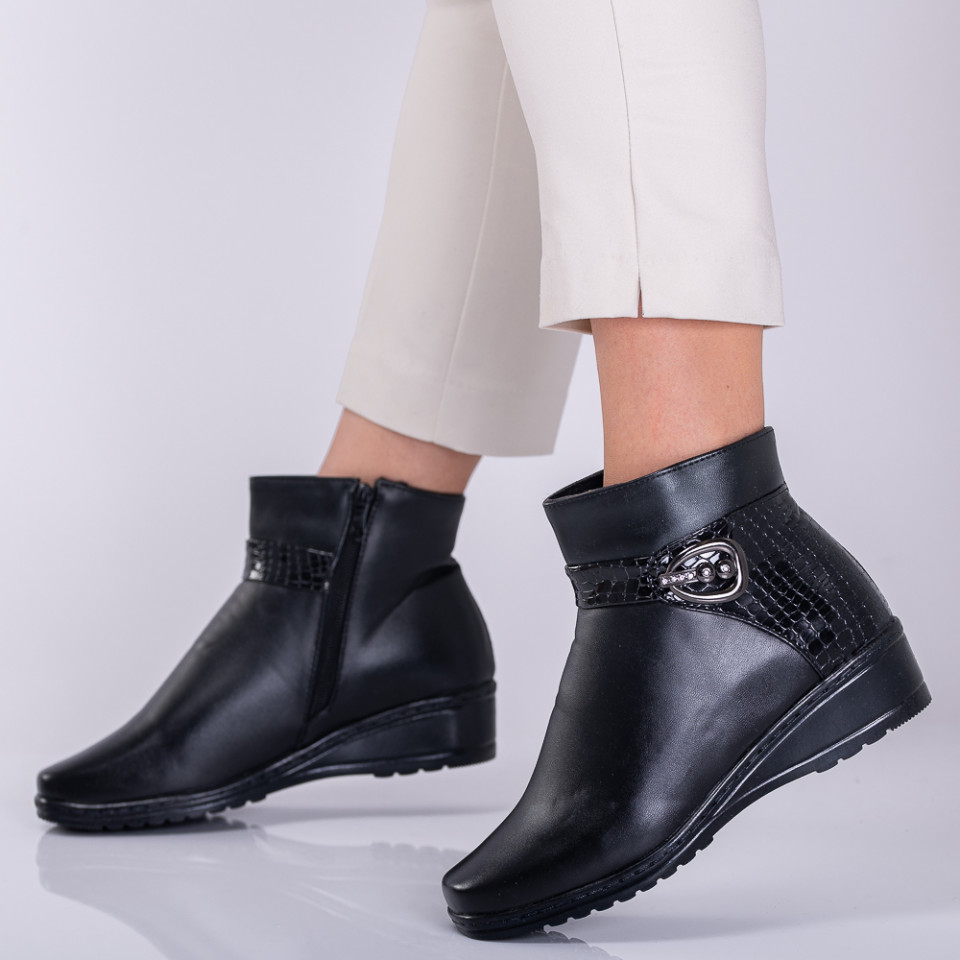Ghete Dama Imblanite Noni 8 Negre - Need 4 Shoes