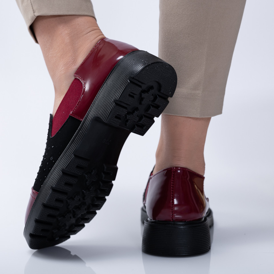 Pantofi Casual Dama Pedro Bordo- Need 4 Shoes