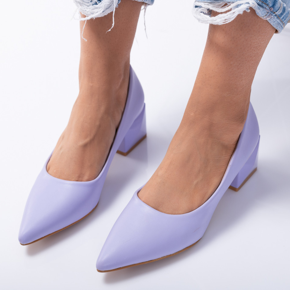 Pantofi Cu Toc Dama Hart Mov- Need 4 Shoes