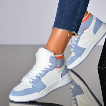 Adidasi Dama Judy Alb/Albastru