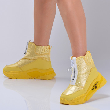Cizme Dama Imblanite Rock Galbene-Need 4 Shoes