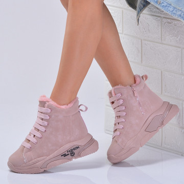 Cizme Dama Imblanite Zian Roz - Need 4 Shoes
