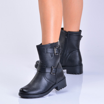 Ghete Dama Imblanite Tivoli Negre - Need 4 Shoes