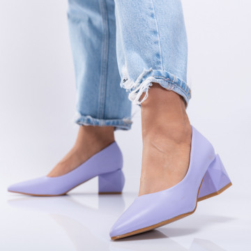 Pantofi Cu Toc Dama Hart Mov- Need 4 Shoes