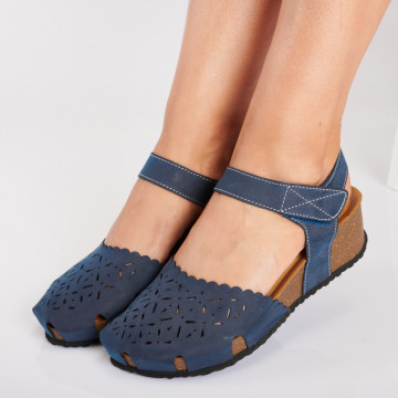 Sandale Cu Platforma Lisandra Navy- Need 4 Shoes