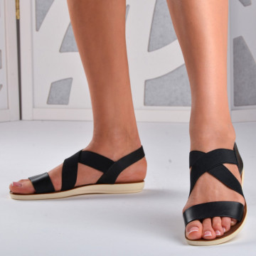 Sandale Dama Leonie Negre